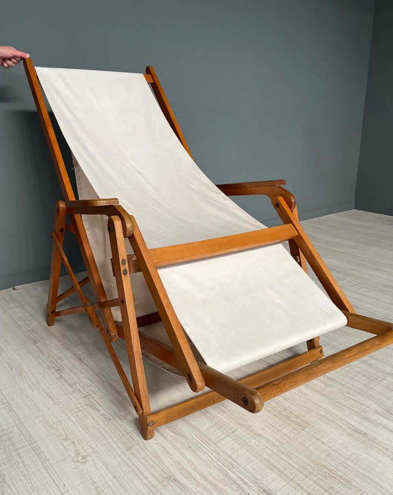 Pullman - Armchair - Beech - Reclining armchair from the 1940s #3.2