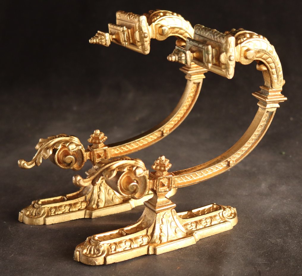 Dekorativt ornament (2) - Paar vergulde antieke embrasses - Frankrike #1.0