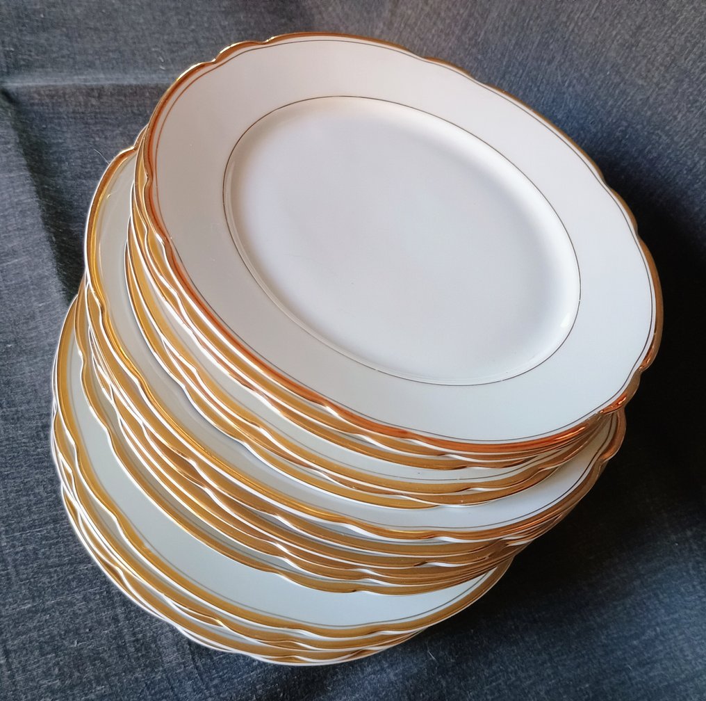 KPM - 整套餐具 (23) - Bordo Oro - 24K金 #3.2