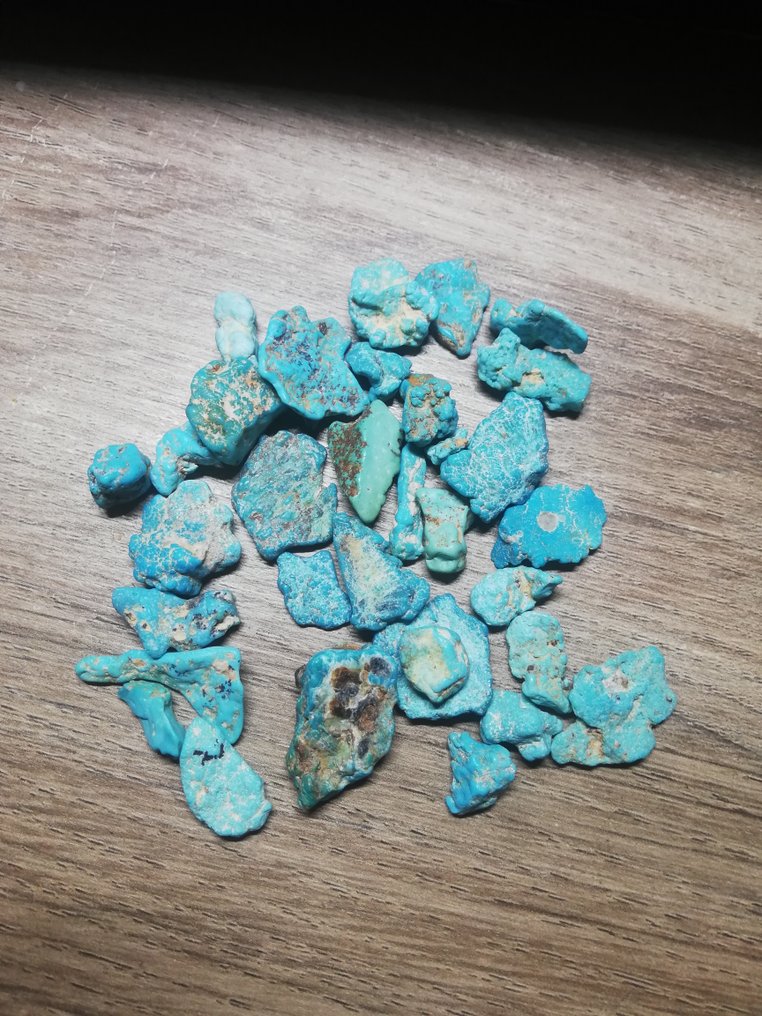 亚利桑那的绿松石。睡美人绿松石 贵金属块- 40 g #2.1