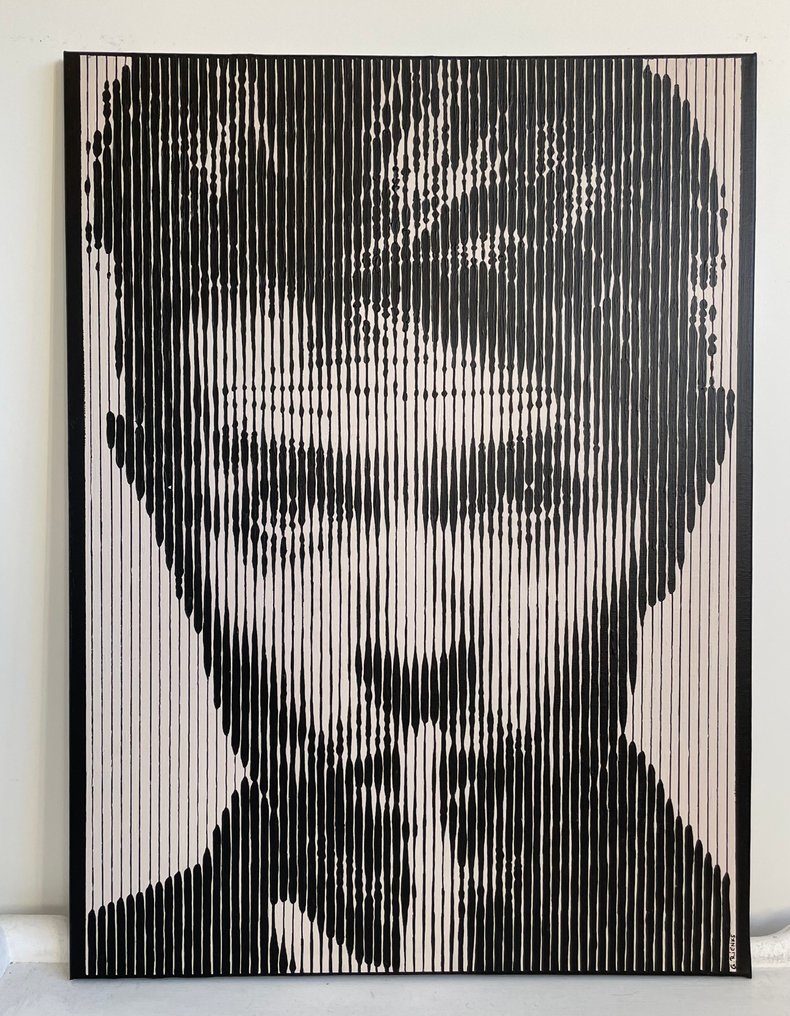 Gerke Rienks - David Bowie, Handpainted #1.0