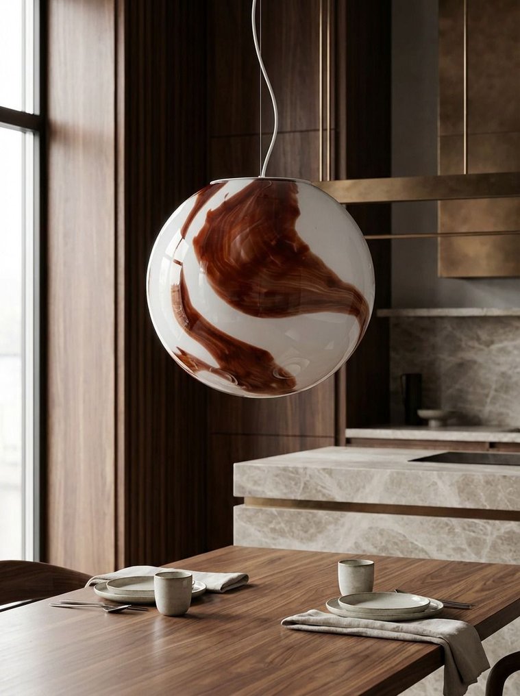 Murano - Lampada a sospensione - Vetro - Lampada sospensione 38 cm #3.2