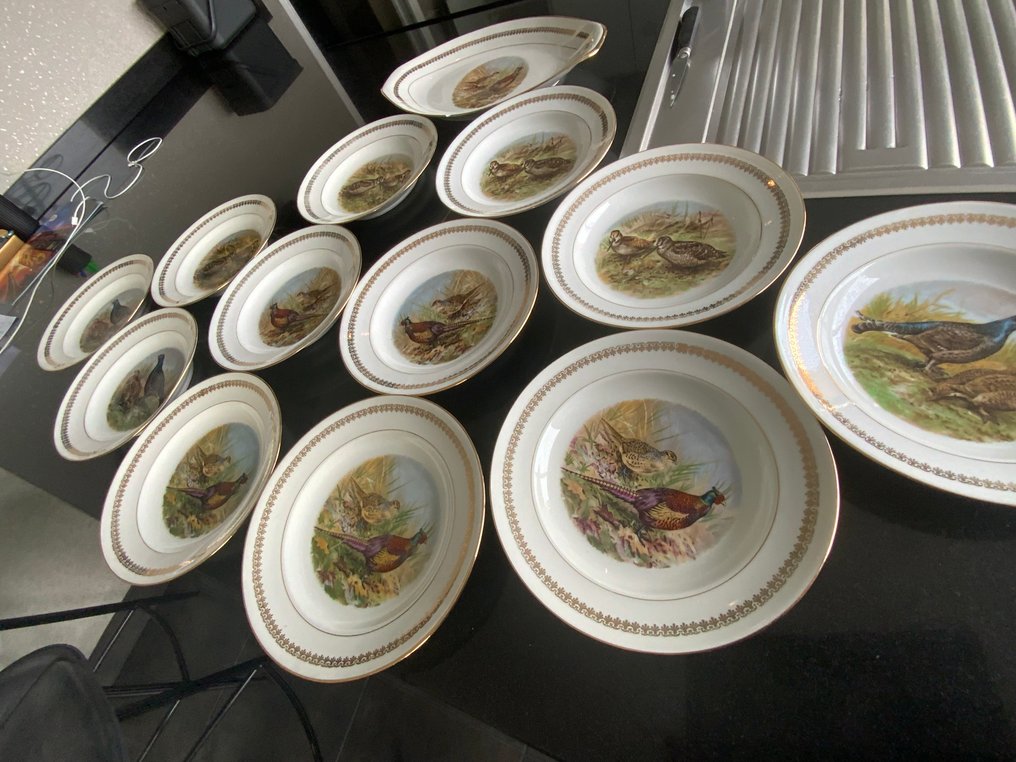 veritable porcelaine de limoges - Table service (13) - Porcelain - Game services #1.0