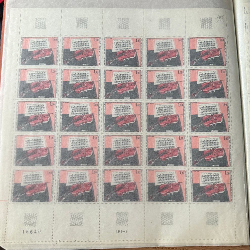 France  - Album + 50 feuilles complètes "Marianne Liberté et Pétain et Tableaux" en neufs ** - TB #2.1