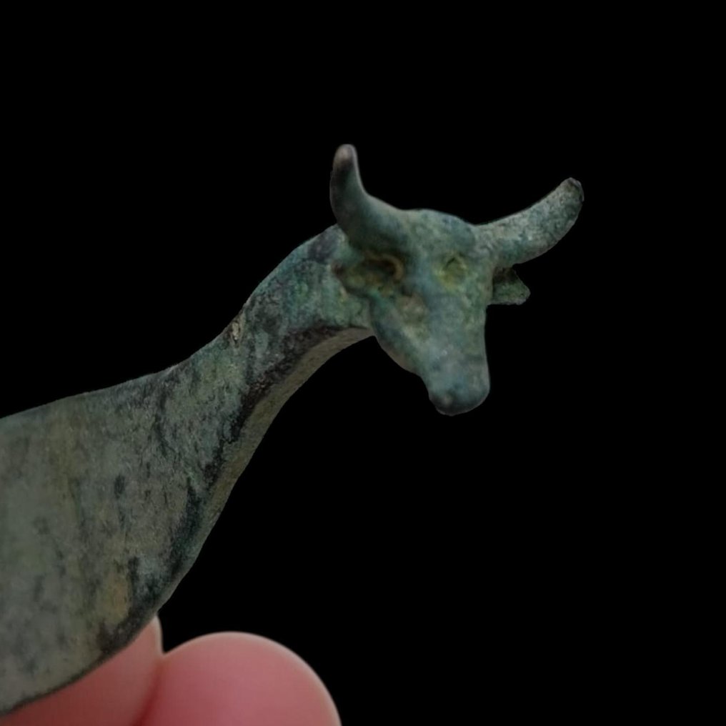Ancient Roman razor with animal head terminal  (No Reserve Price) #4.3