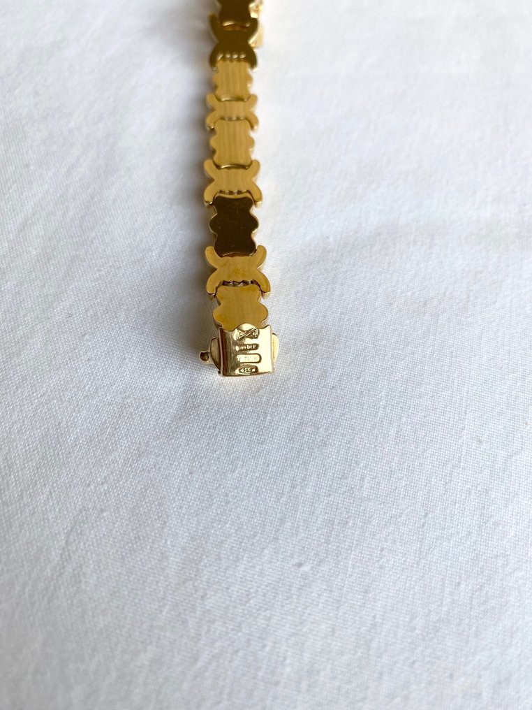 Βραχιόλι - 18 καράτια Κίτρινο χρυσό -  0.00ct. tw. - Βραχιόλι ιταλικού στυλ. #4.3