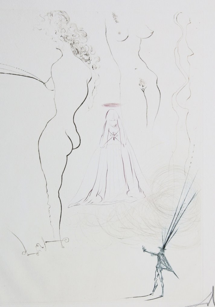 Salvador Dali (1904-1989) - Femmes Surréalistes #3.2