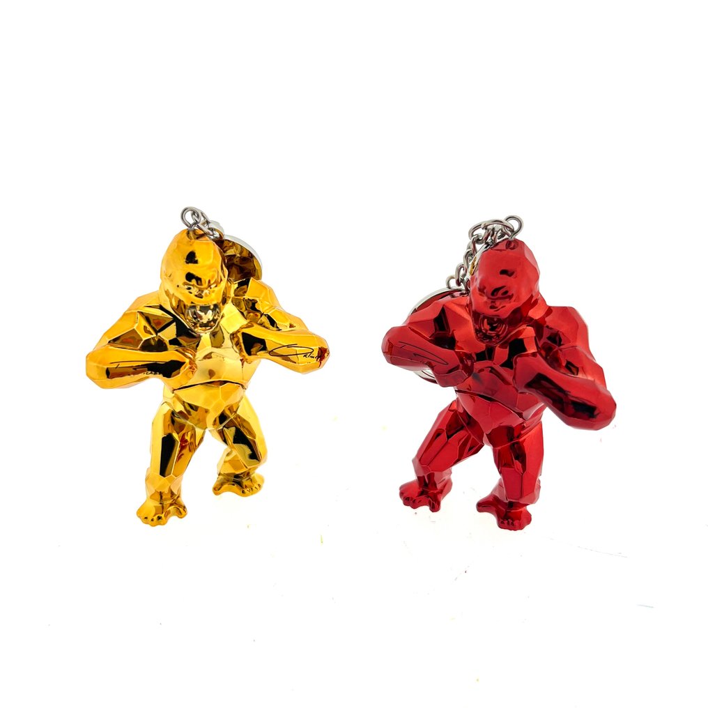 Richard Orlinski (1966) - Two USB Stick / Key Chain (Gold AND Red Metallic) #3.2