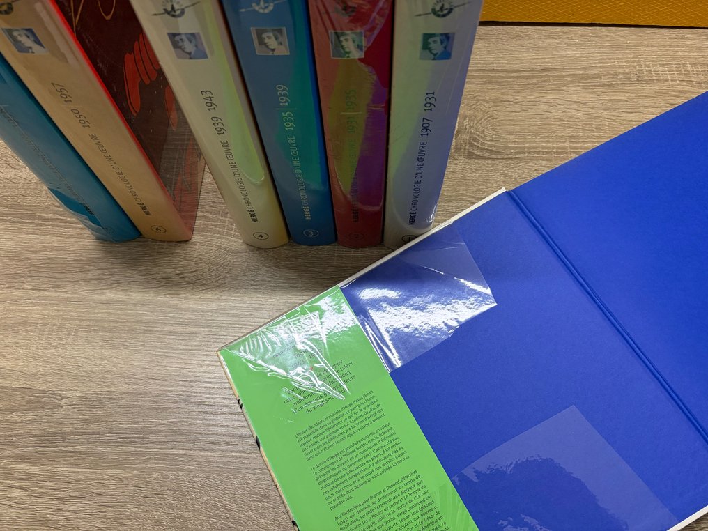 Tintin - Hergé - Chronologie dune oeuvre T1 à T7 + jaquettes - 7 专辑 - 限量版 - 2000/2011 #2.1