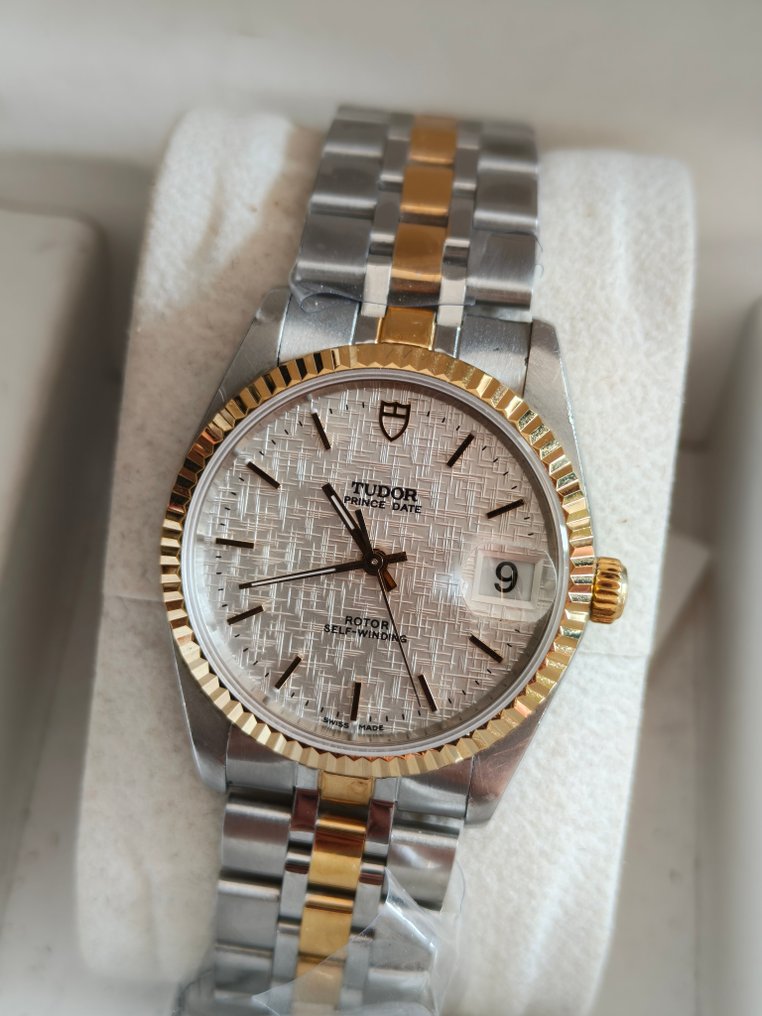 Tudor - Prince Date - Sem preço de reserva - 74033 Sliver Linen Dial - Homem - 2000-2010 #3.2