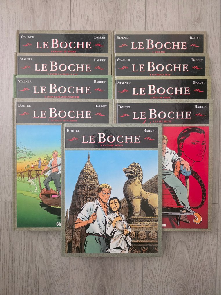 Le Boche T1 à T9 - Série complète - 9x C - EO/Ré - 9 Album - 1990/2002 #1.0
