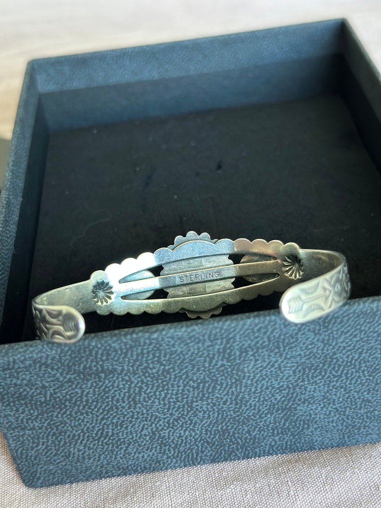 Bracciale manchette - Stati Uniti Era Navajo di Fred Harvey  (Senza Prezzo di Riserva) #4.3