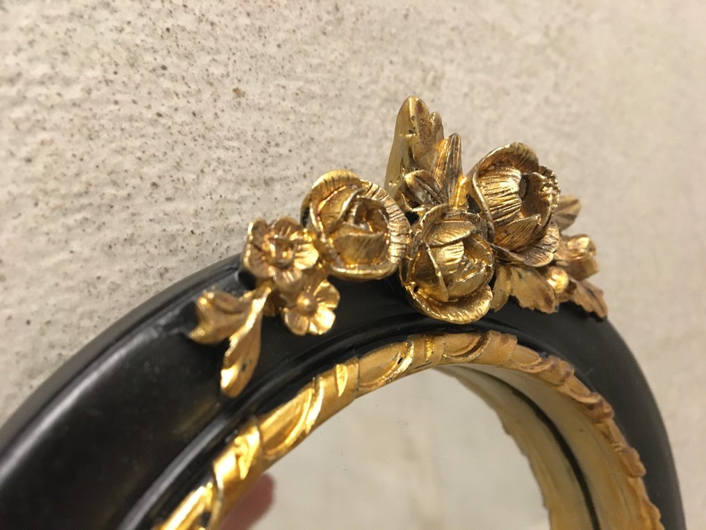 镜子 (2)  - 树脂, 玻璃 - 法式玫瑰镜子 #4.3