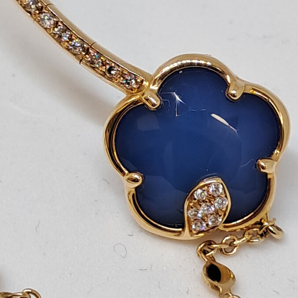 Pasquale Bruni - Βραχιόλι - 18 καράτια Ροζ χρυσό Διαμάντι (Φυσικό)  - Λάπις λαζούλι - Διαμάντι/λάπις/αχάτης #2.1