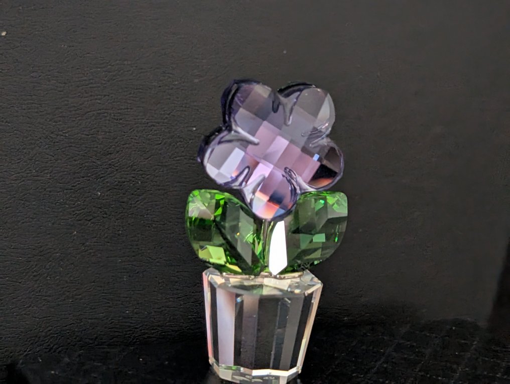 Άγαλμα, Swarovski bloem in pot - 4.5 cm - Κρύσταλλο #1.0