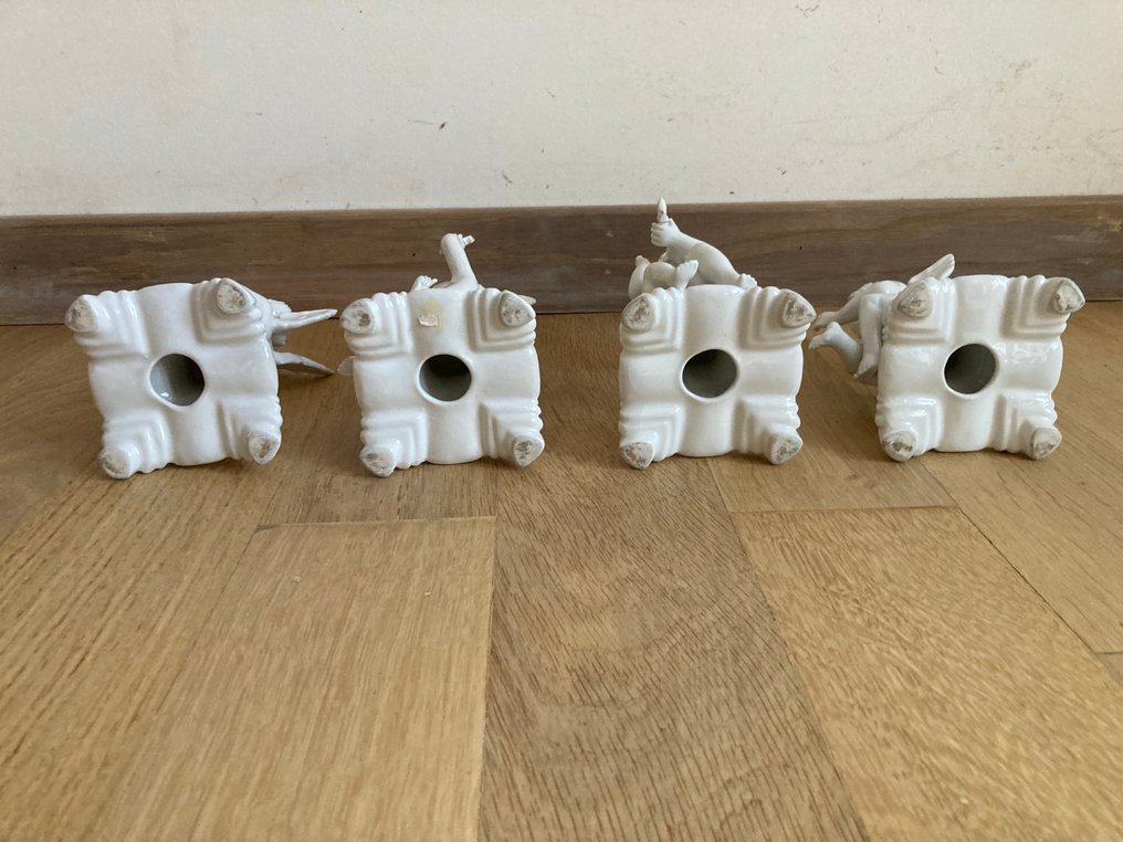 Αγαλματίδιο, Vintage Cherubijn beeldjes - 15 cm - Πορσελάνη #2.1