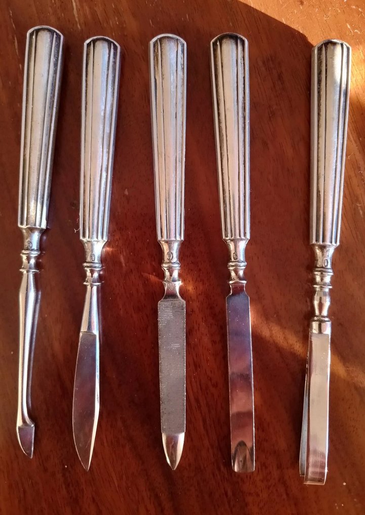 Solniță sare și piper - Argint #1.0