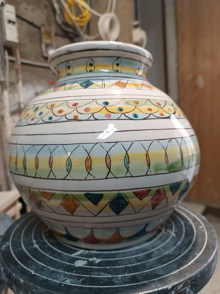 Vaso Palla Caltagirone - Kerámia - Olaszország - kézművesség #1.0