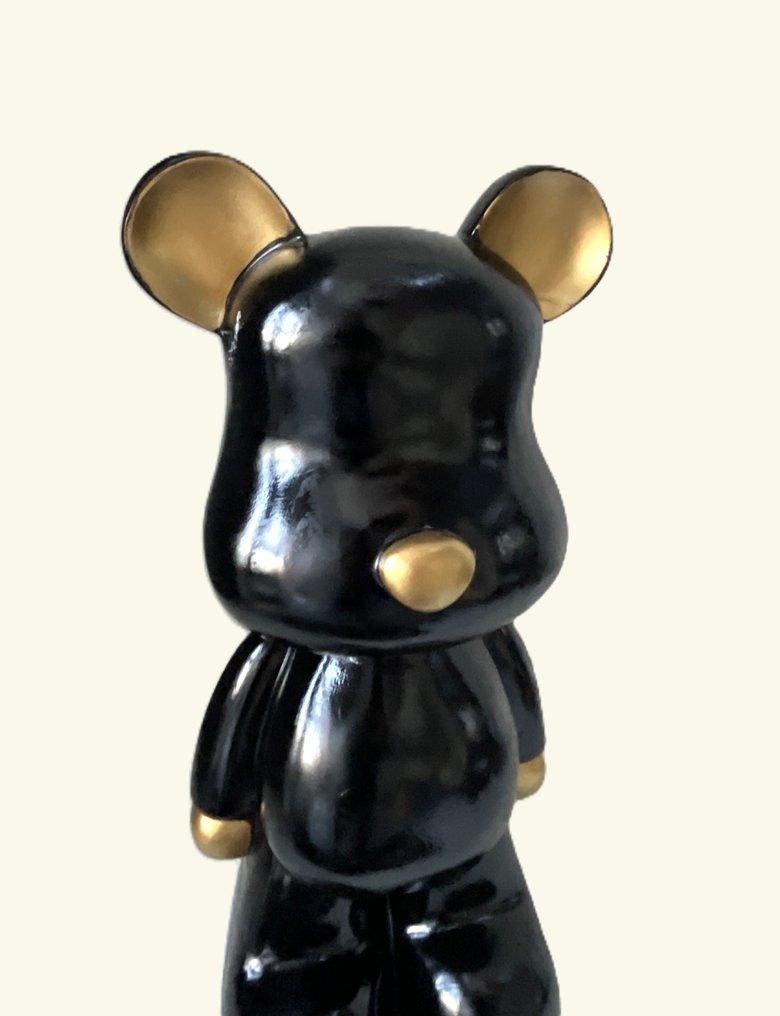 Juan Corolva - 塑像, XXL (after) Be@rBrick large ***TEDDY BEAR*** - 48 cm - 高品质树脂 - 2025 #3.2