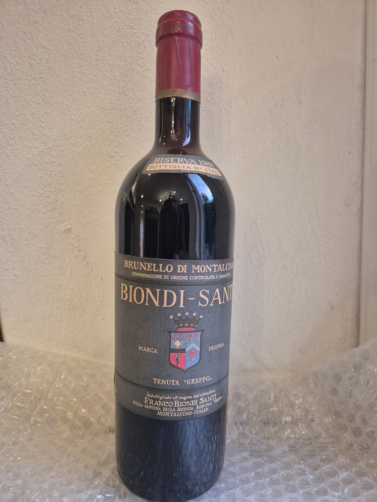 1988 Biondi Santi, Tenuta Greppo - Μπρουνέλο ντι Μονταλσίνο - 1 Φιάλη (0,75L) #1.0