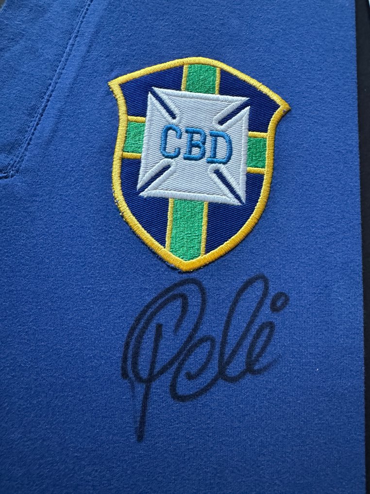 Brazil - 世界足球锦标赛 - 贝利 - 1958 - 足球球衣  #4.3