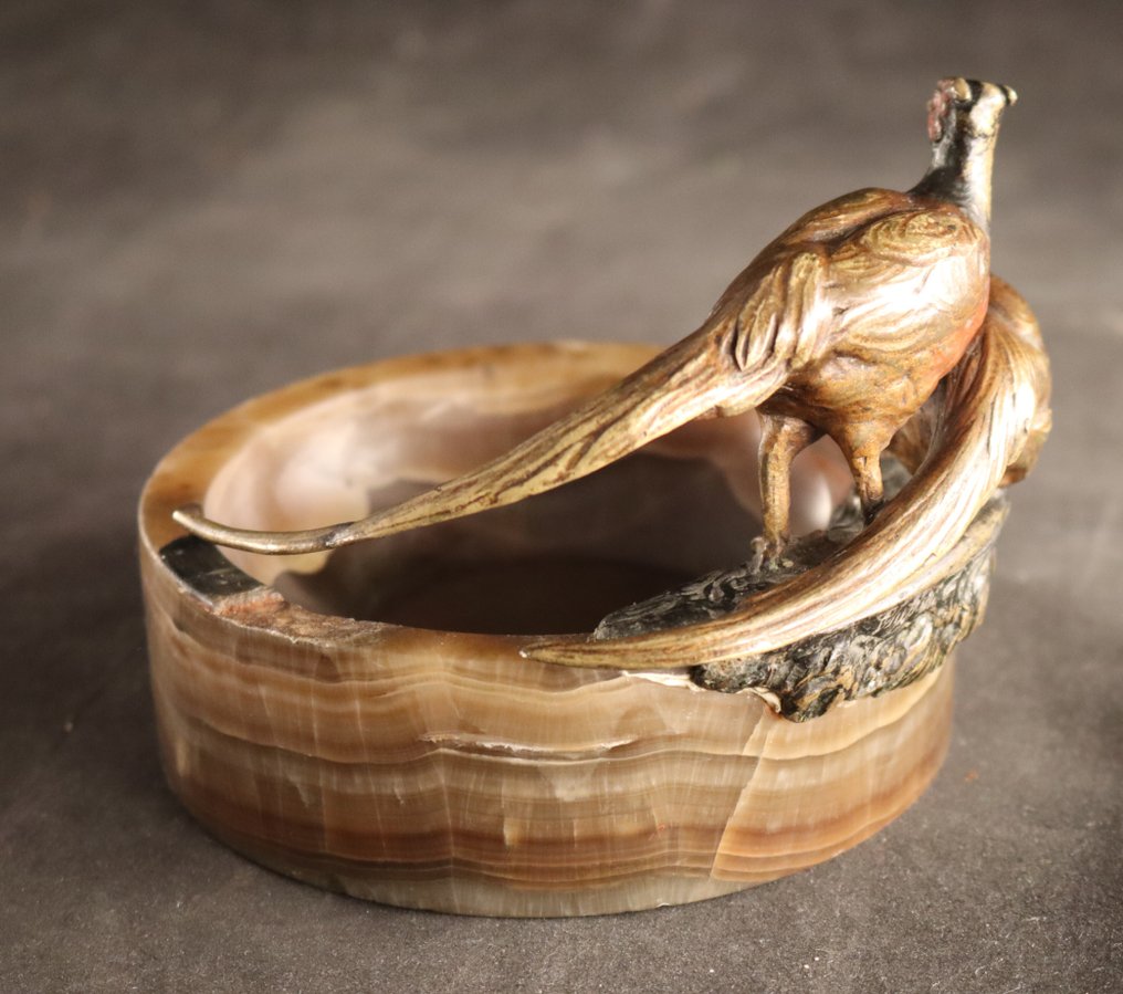 Vide-poche met Weens brons - Servierplatte - Marmor #4.3