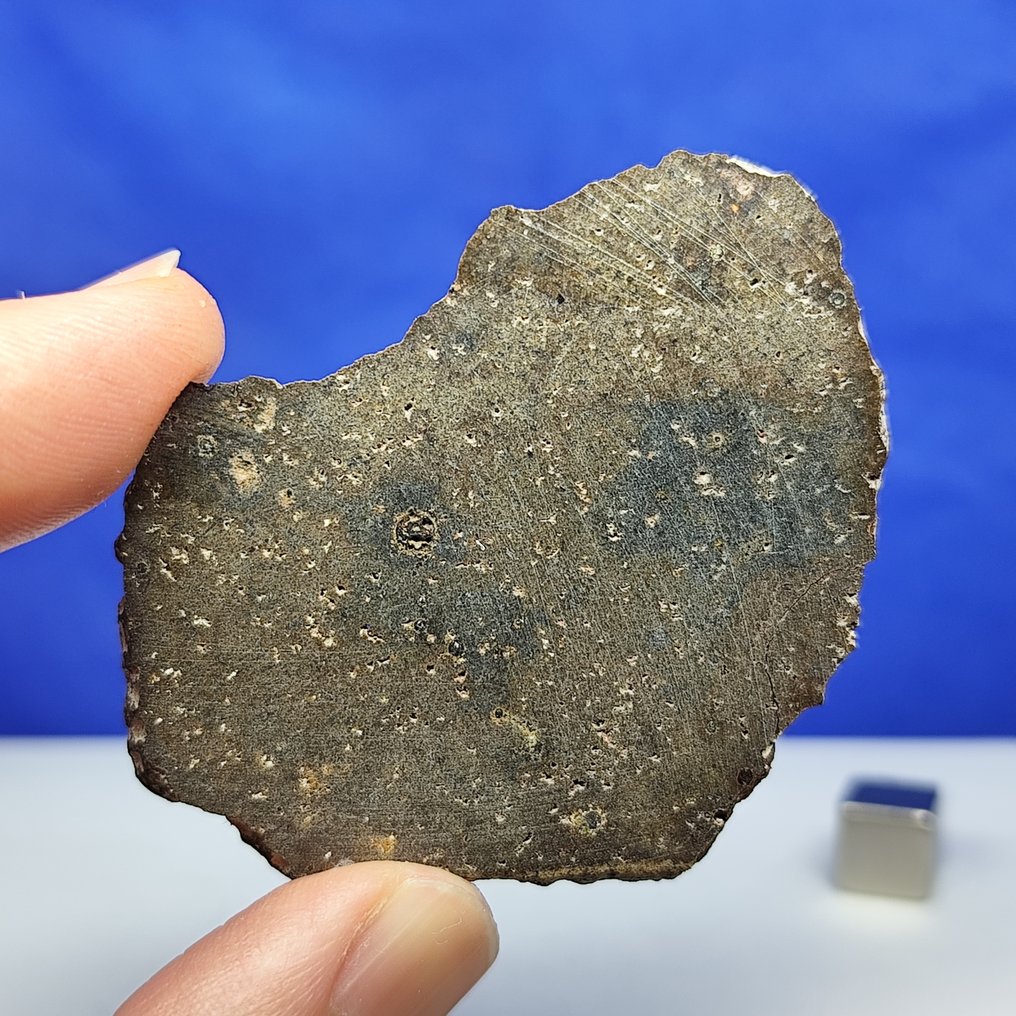 Ungrouped achondrite. "NWA 13791" (Sahara, 2020) Very rare for sale — only 142 grams in the world. - 8.8 g #1.0