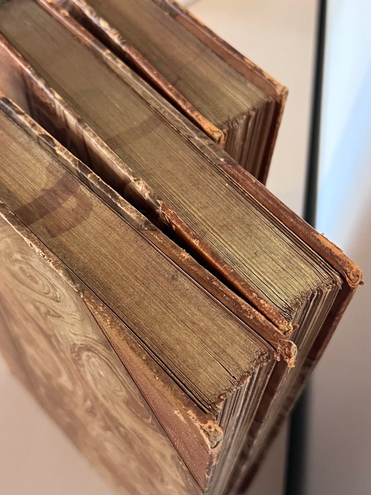 J.-J. Rousseau / Maurice Leloir - J.-J. Rousseau – Les Confessions – 3 Bände – Luxus-Halbleder – Maurice Leloir – ca. 1925–1930 – - 1925-1930 #2.1