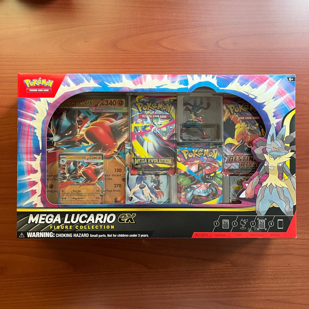 Sealed box - MEGA LUCARIO EX FIGURE COLLECTION #2.1