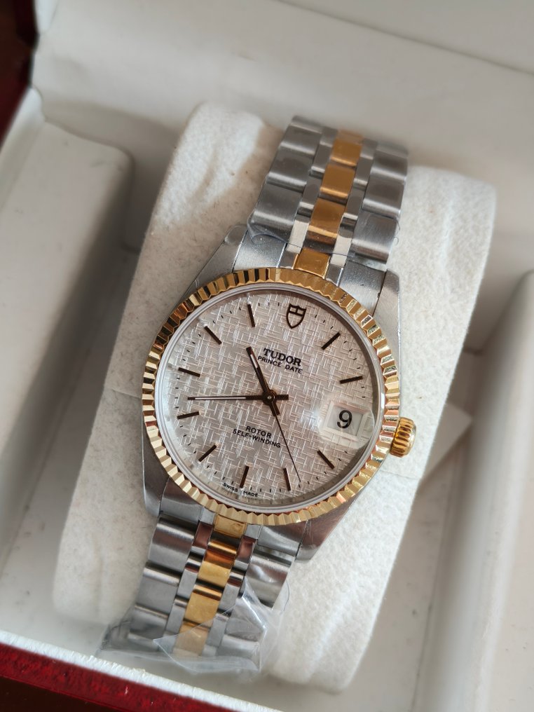 Tudor - Prince Date - Sem preço de reserva - 74033 Sliver Linen Dial - Homem - 2000-2010 #2.1