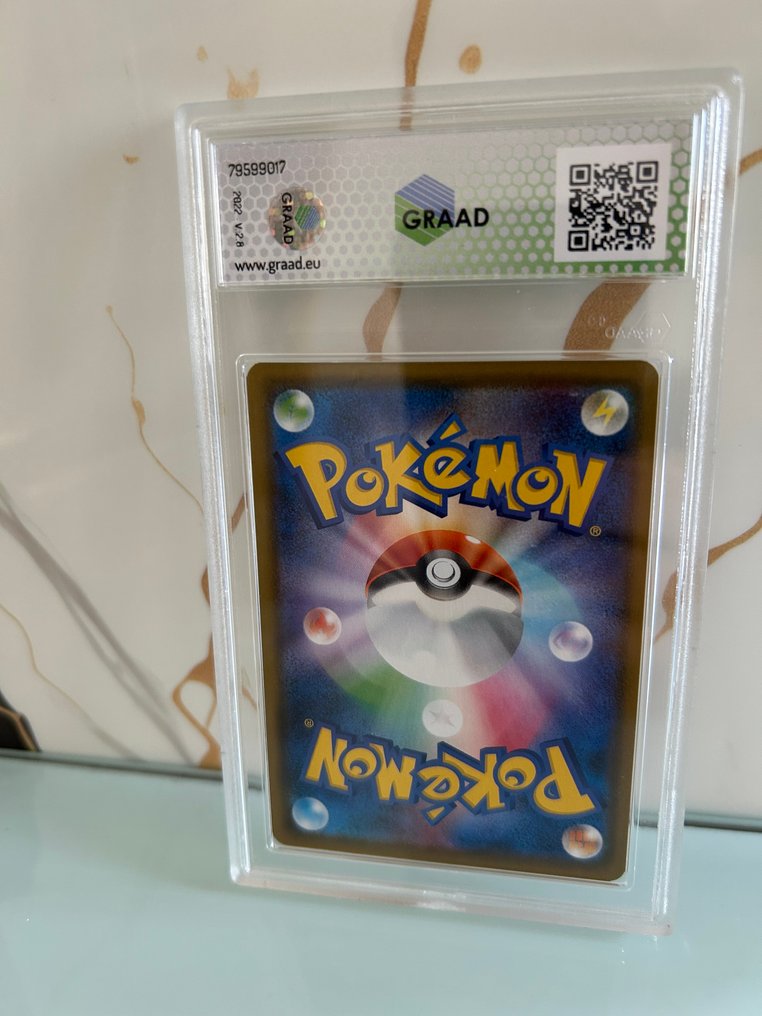 Pokémon - 1 Graded card - Charizard 002/021 Full art, Foil - Graad 10 - Sword & Shield - Graded card with graded signature #2.1