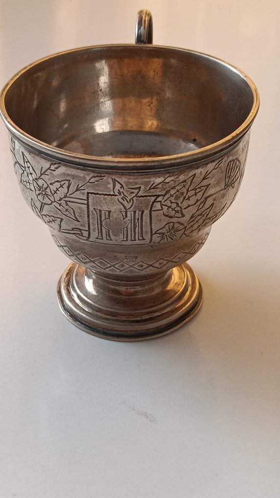 Tazza da tè - .875 (84 Zolotniki) argento #3.2