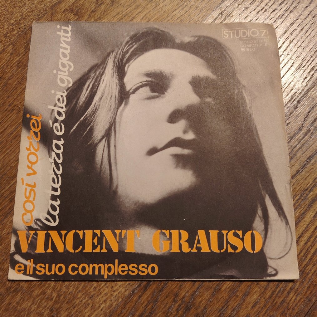 Vincent Grauso E Il Suo Complesso - Così Vorrei - Rare Italian 1st Pressing - EP - Premier pressage - 1972 #2.1