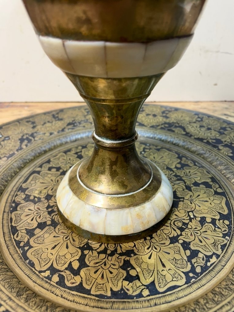 Ορείχαλκος, Μητέρα του μαργαριταριού - Ινδία - 1950/60 #2.1