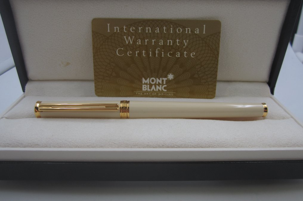 Pregiata Montblanc Colore bianco Crema- Prodotta in Germania negli anni '90 - Fyldepen #4.3