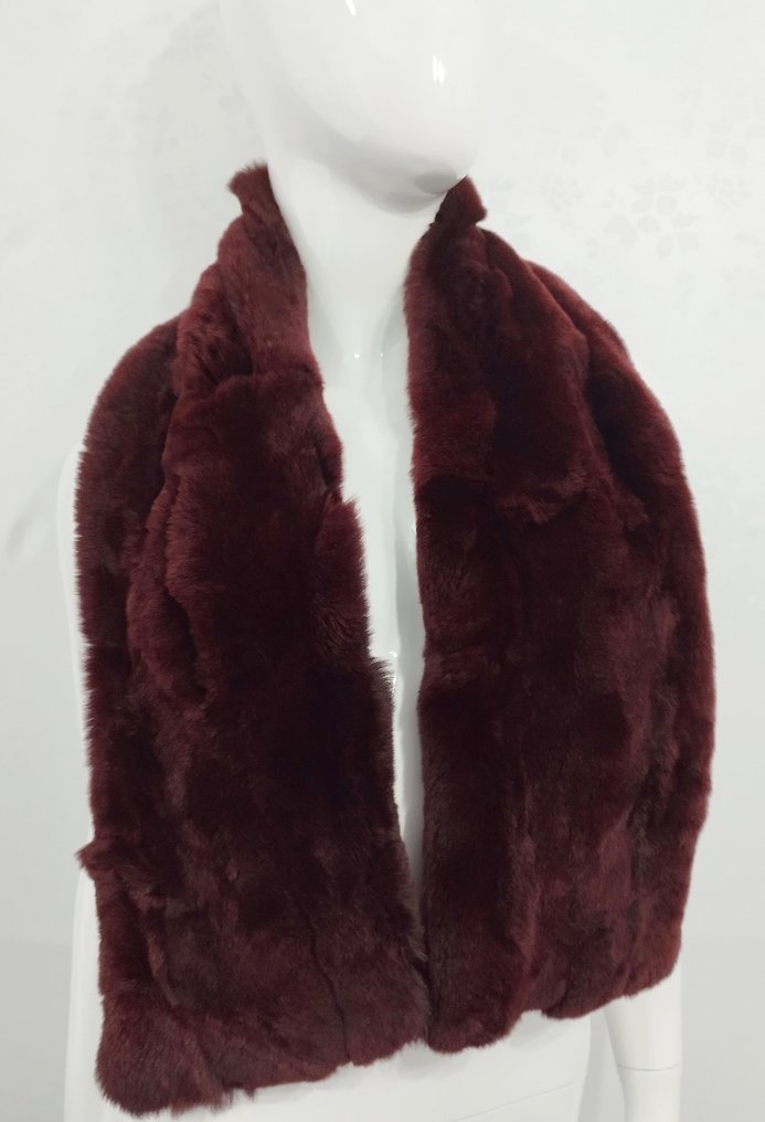 Artisan Furrier - Rex Cincillà Double face - Scarf #1.0