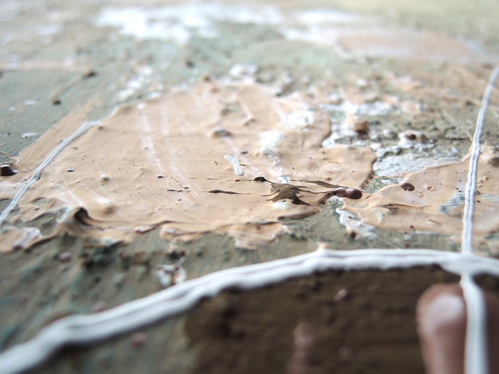 Monika Spiewak - Abstract - XXL - Oil Painting Stretched On The Frame - Ready To Hang - 1/1 Unique Piece #2.1