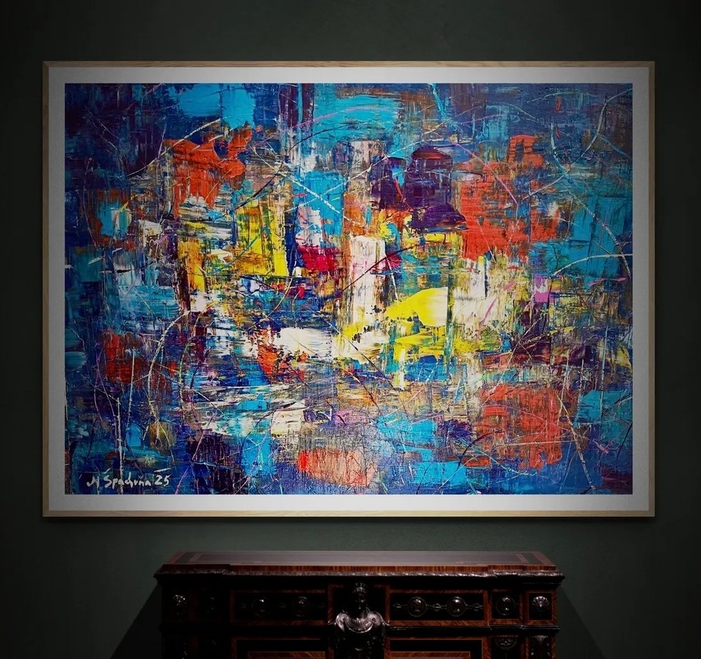 Miroslav Spadrna (Pintorcheco) - Corriente emocional-emotional current XL #1.0