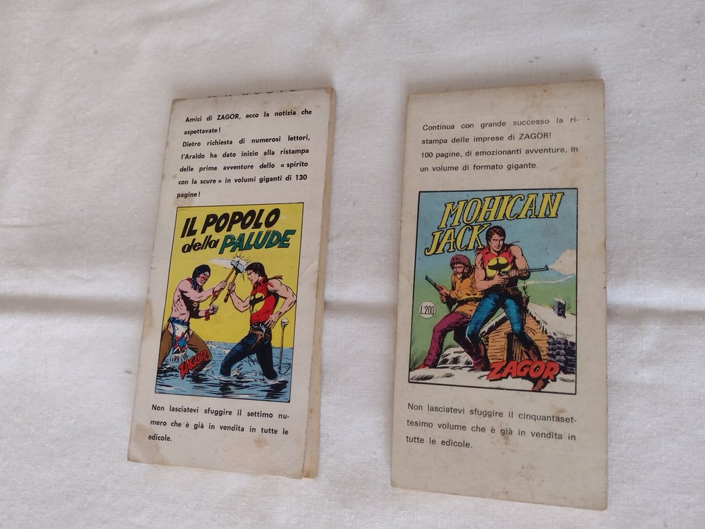 Zagor nn. 45, 78 - Collana Lampo - 2 Comic - First edition #1.0