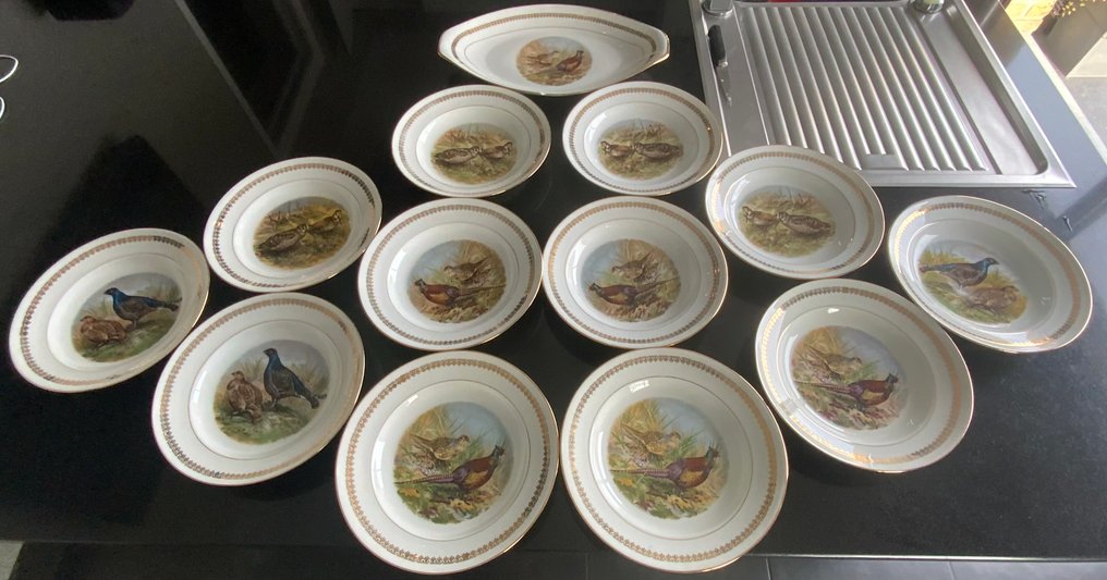 veritable porcelaine de limoges - Table service (13) - Porcelain - Game services #1.0