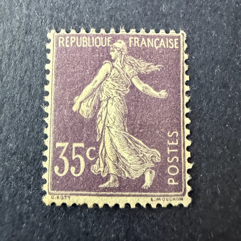Francja  - Yvert 136 „Semeuse 35c fiolet” w stanie nowym ** - TB #1.0