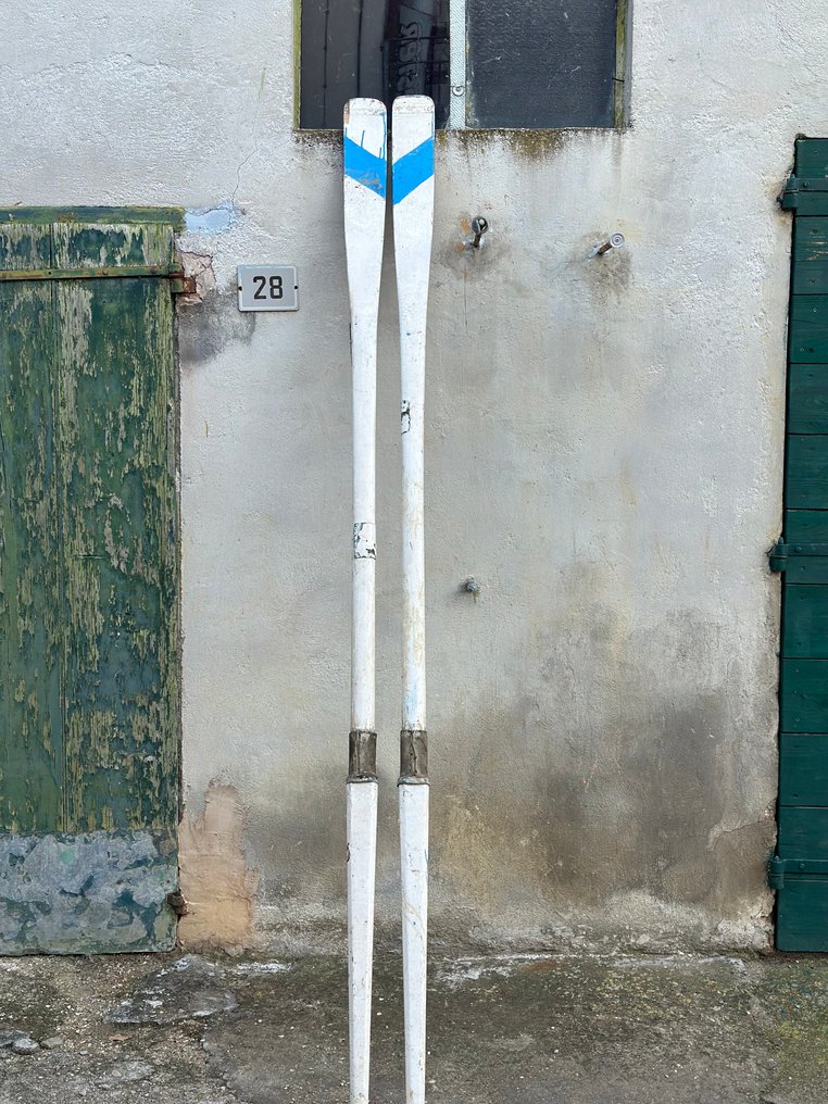 橹和浆 (2) - 木, 黄铜 - Remi的沿海运输复古 #1.0