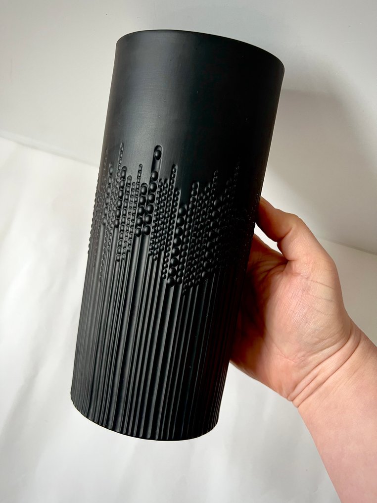 Rosenthal - Tapio Wirkkala - Vase - Porcelains Noir (Form 3091/20) - Biscuit porcelain - Studio line #3.2
