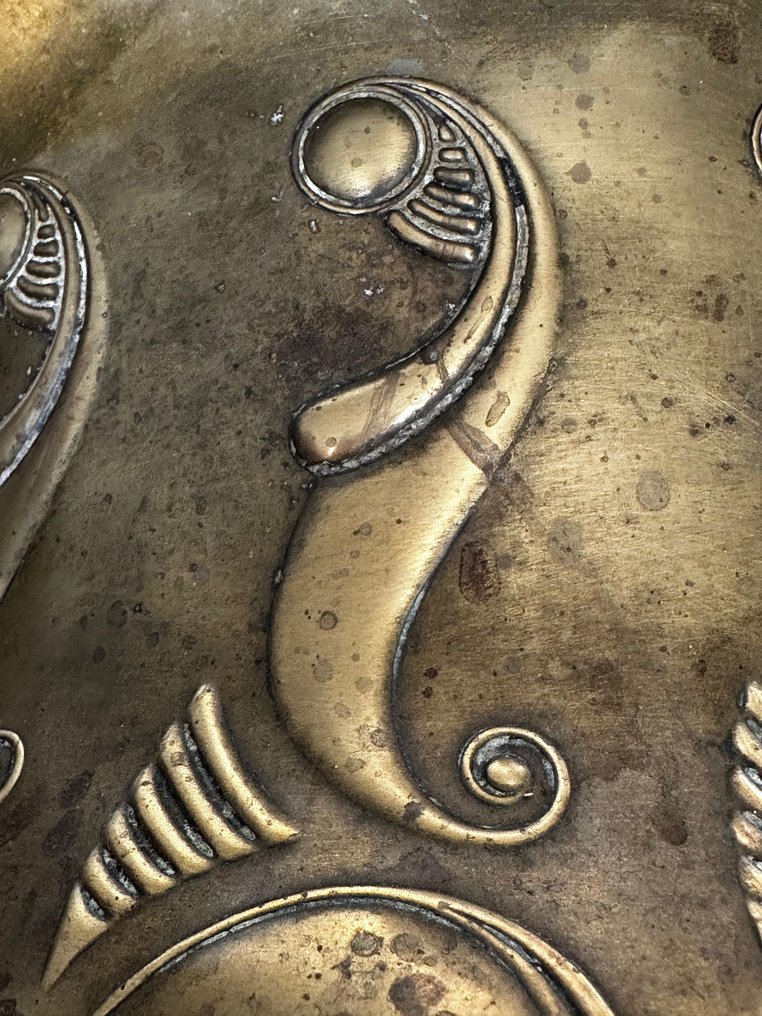 J.N. Daalderop & Zn - Virágcserép - Sárgaréz - Art Nouveau Cachepot #2.1