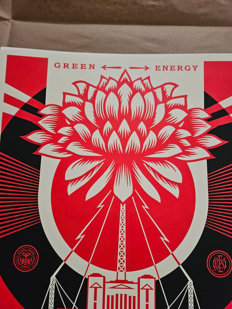 Shepard Fairey (OBEY) (1970) - Green Power Print #3.2