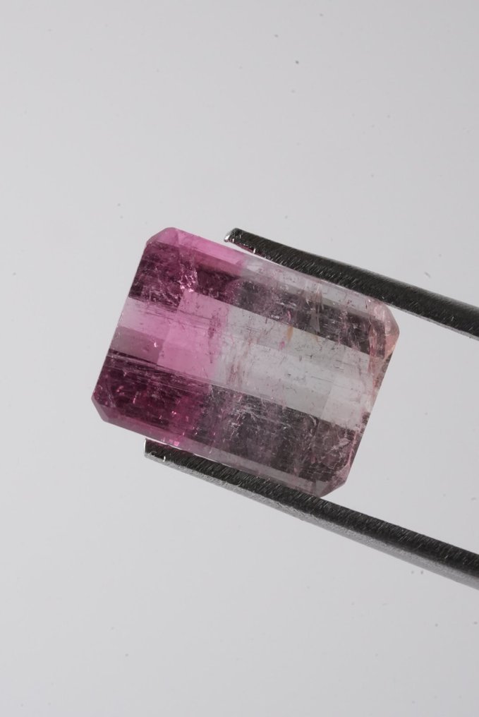 Zonder Minimumprijs - 1 pcs Grijs, Roze Toermalijn - 6.19 ct - Instituto Gemólogico Español (IGE) #2.1
