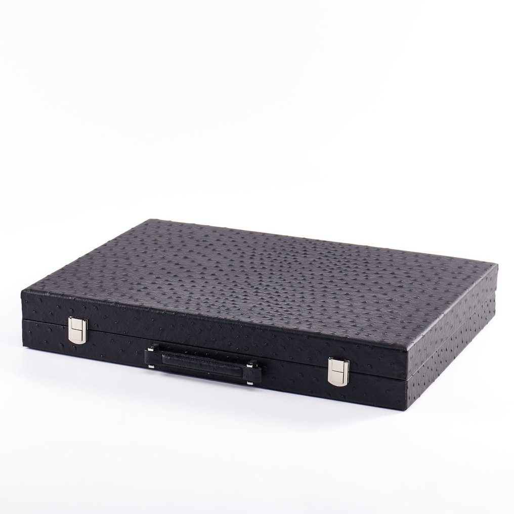 Elie Raphael - 棋盘游戏 - Noir Autruche - 植物皮革(鸵鸟外观) #1.0