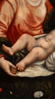 Ιταλική σχολή (XVII) - Virgen con Niño #4.3