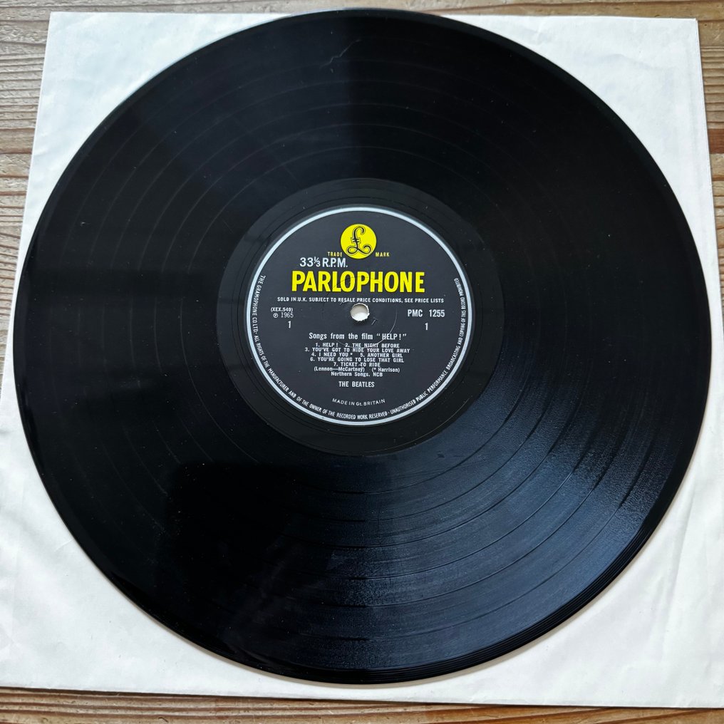 Beatles - HELP ! [first UK mono pressing] 1965 - Vinyl record - 1st Mono pressing - 1965 #4.3