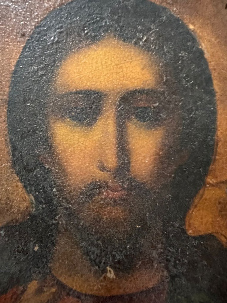 Ícone - Cristo Pantocrator, Mãe de Deus de Kazan - Madeira #2.1